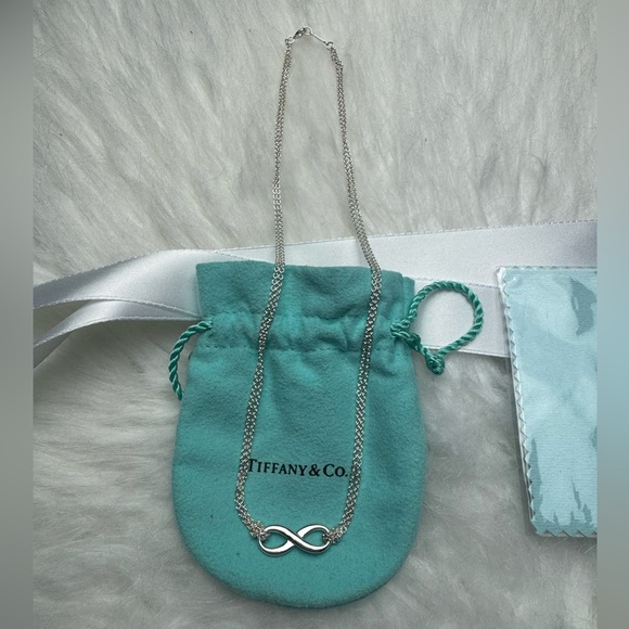 Tiffany & Co. Silver Infinity Pendant Necklace - Picture 4 of 9